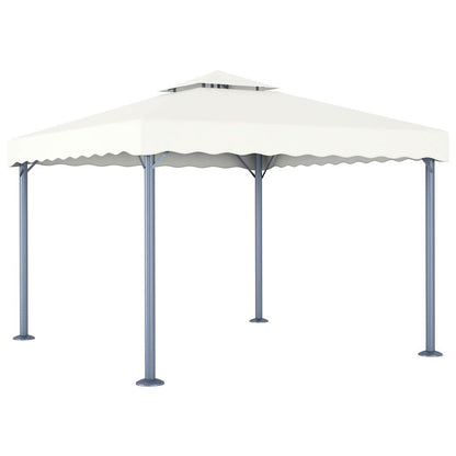 vidaXL Gazebo | Cream | Aluminium | 300x300 cm | UV-resistant materials | Gazebo 1