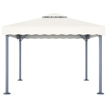 vidaXL Gazebo | Cream | Aluminium | 300x300 cm | UV-resistant materials | Gazebo 2
