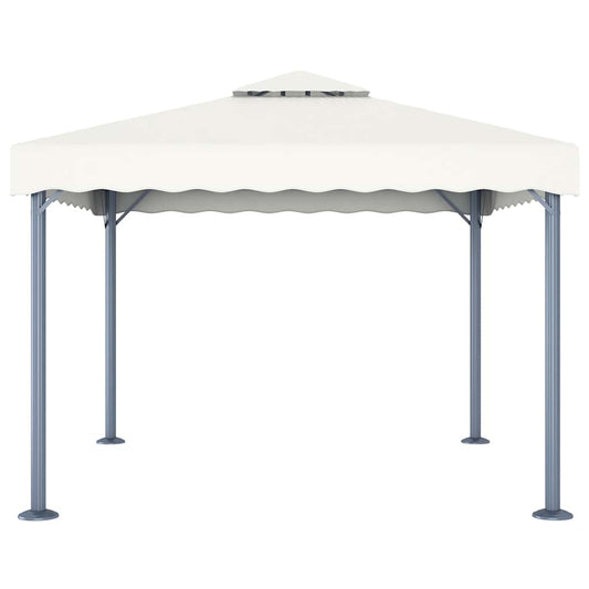 vidaXL Gazebo | Cream | Aluminium | 300x300 cm | UV-resistant materials | Gazebo 2