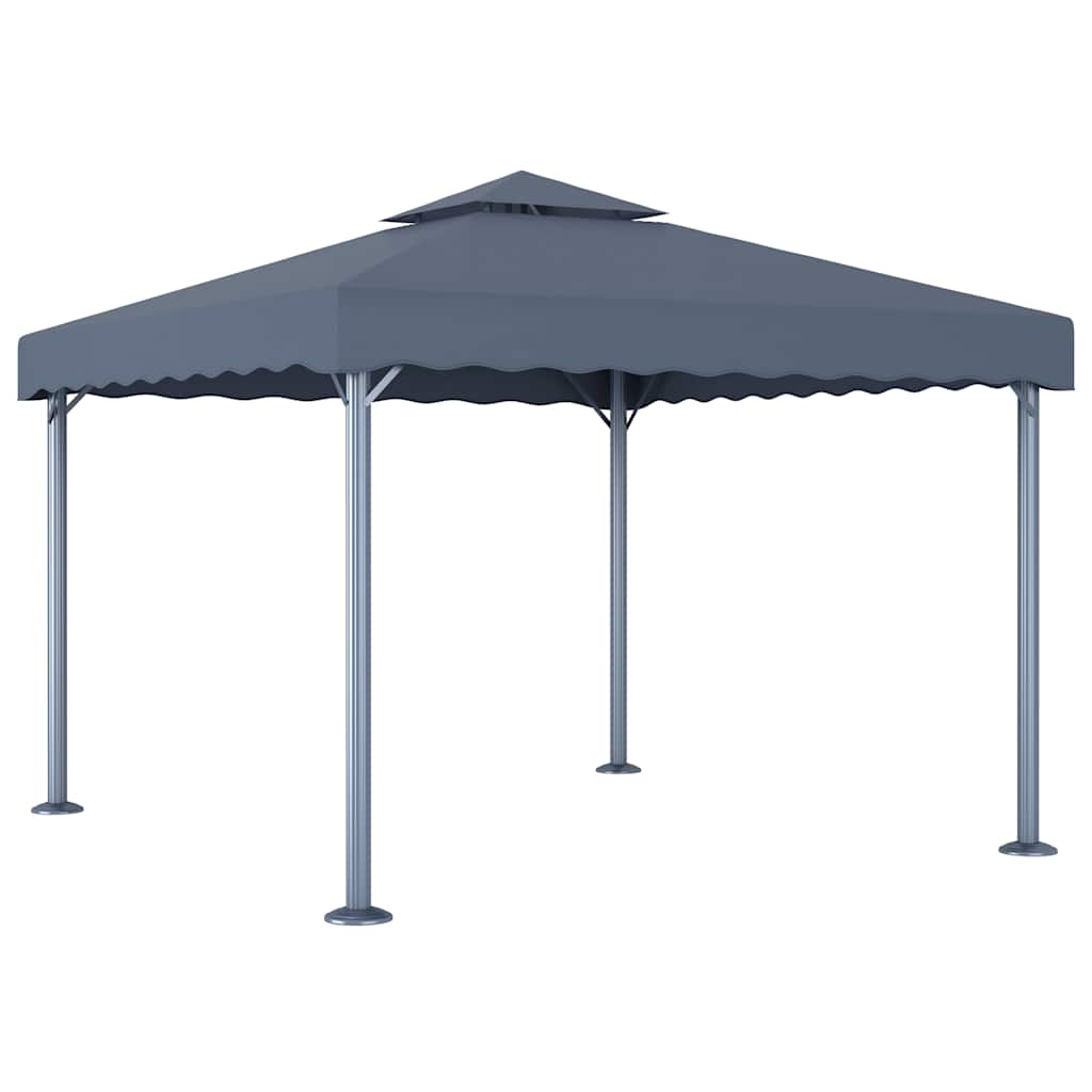 vidaXL Gazebo | Anthracite | Aluminium, Steel, Oxford Fabric | Large 1