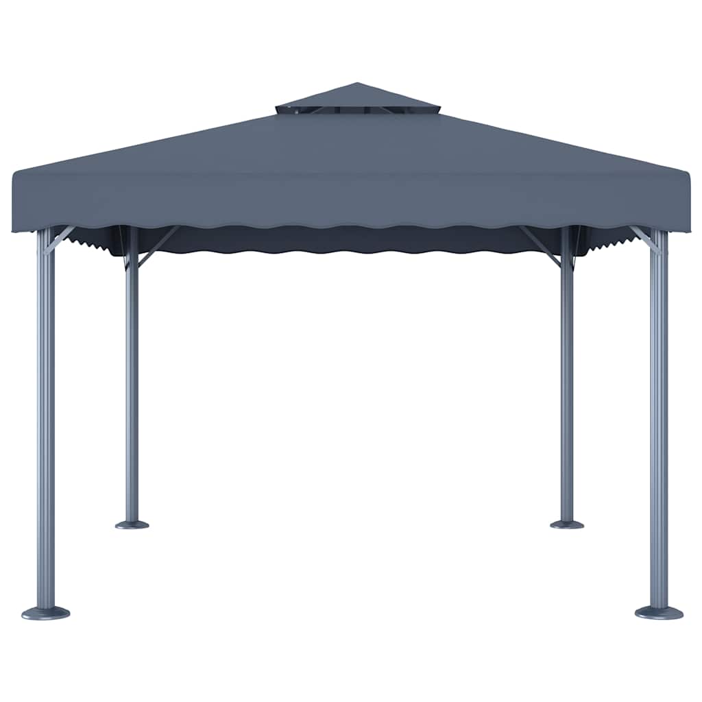 vidaXL Gazebo | Anthracite | Aluminium, Steel, Oxford Fabric | Large 2