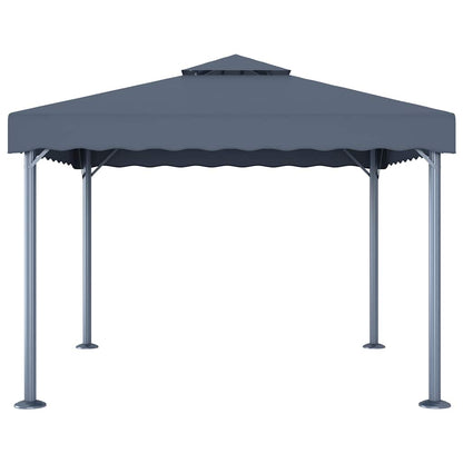 vidaXL Gazebo | Anthracite | Aluminium, Steel, Oxford Fabric | Large 2