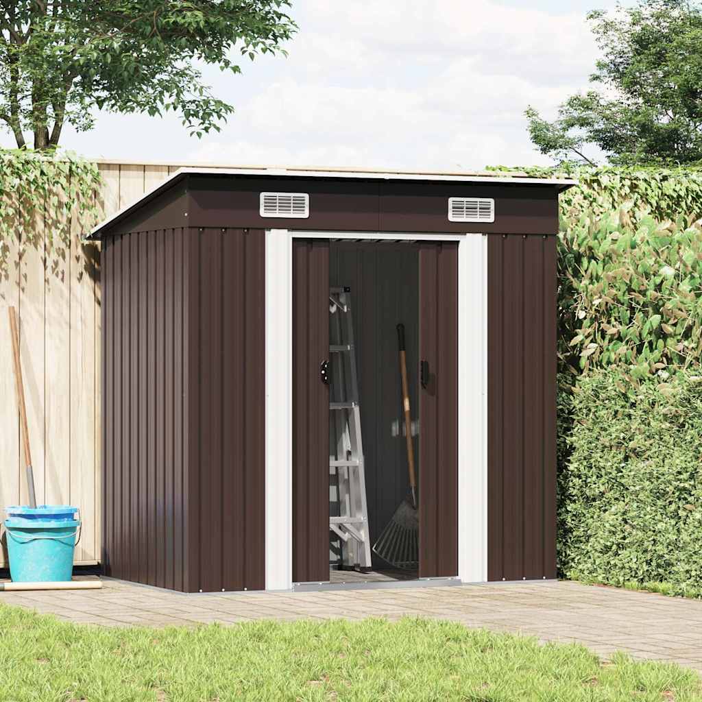vidaXL Garden Shed Metal