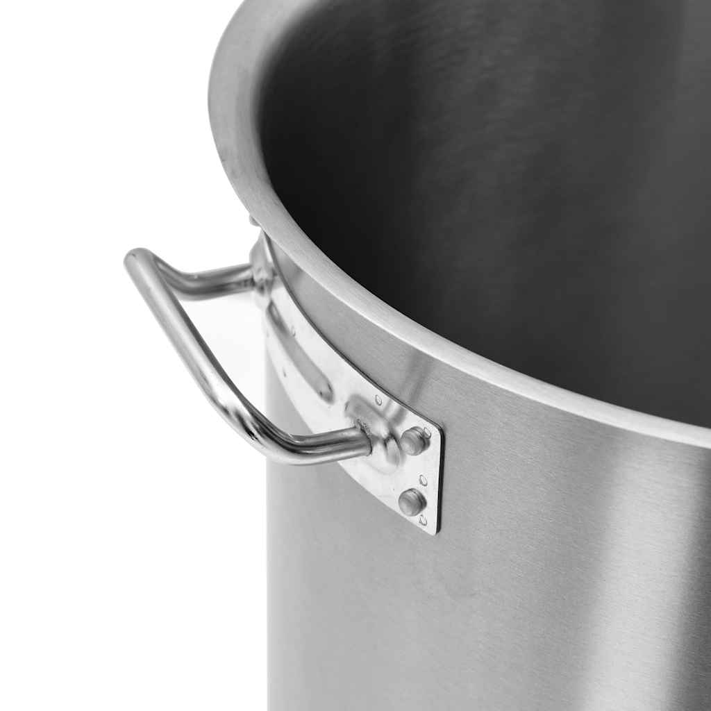 vidaXL Stock Pot 98 L 50x50 cm Stainless Steel 5