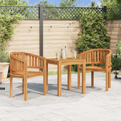 48019 vidaXL Banana Chairs 2 pcs Solid Teak Wood 1