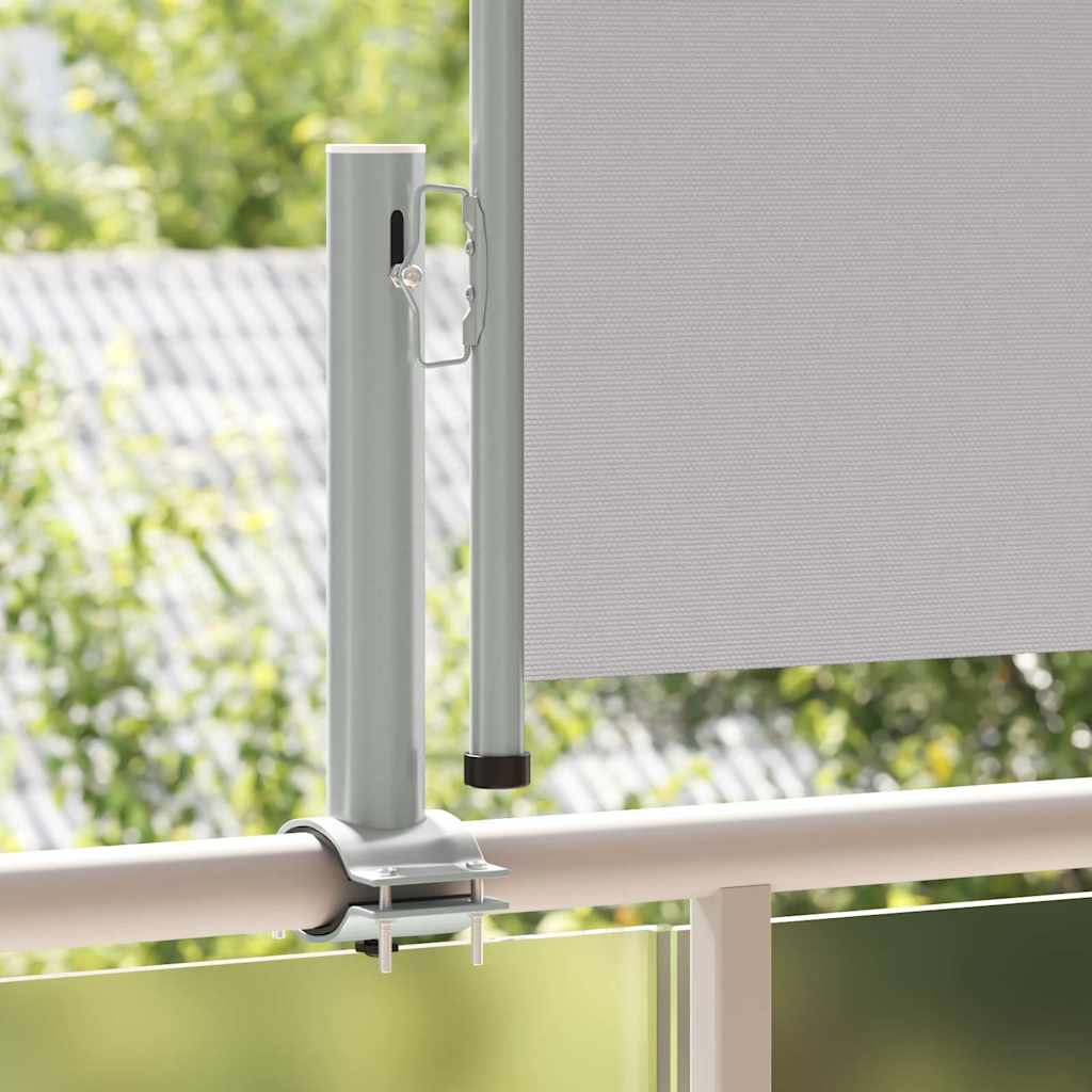 Patio Retractable Side Awning 60 x 300 cm Grey