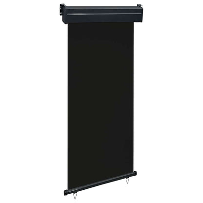 Balcony Side Awning 105 x 250 cm Black