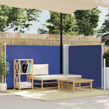 Retractable Side Awning Blue 100 x 600 cm – 220 x 600 cm 117 x 1000 cm