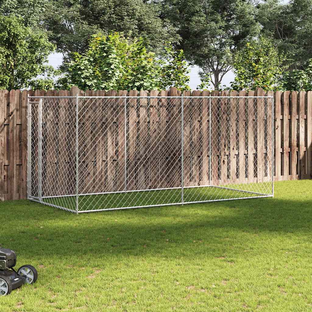 Outdoor Dog Kennel Height 185 cm 382 cm