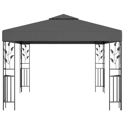 vidaXL Gazebo 3x3 m Anthracite 2