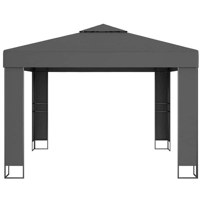 vidaXL Canopy | Anthracite | 100% Polyester with PA coating | 3x3m |  Durable 3