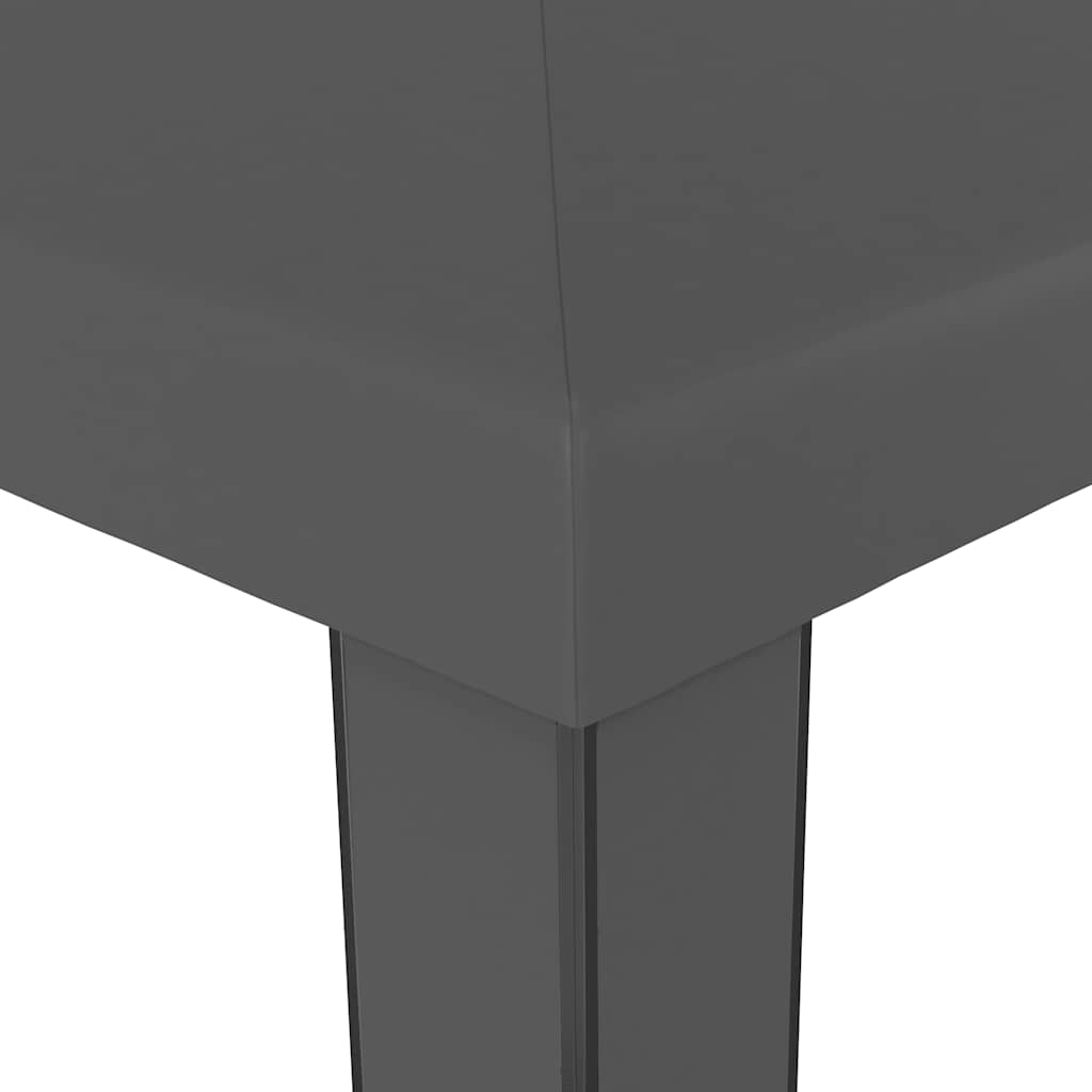 vidaXL Gazebo with Double Roof 3x6 m Anthracite 4