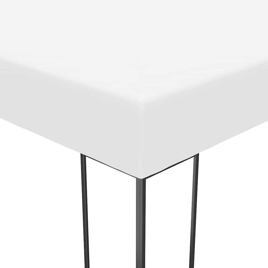 vidaXL Garden Gazebo | White | Powder-coated steel | 4x3m |  Durable 4