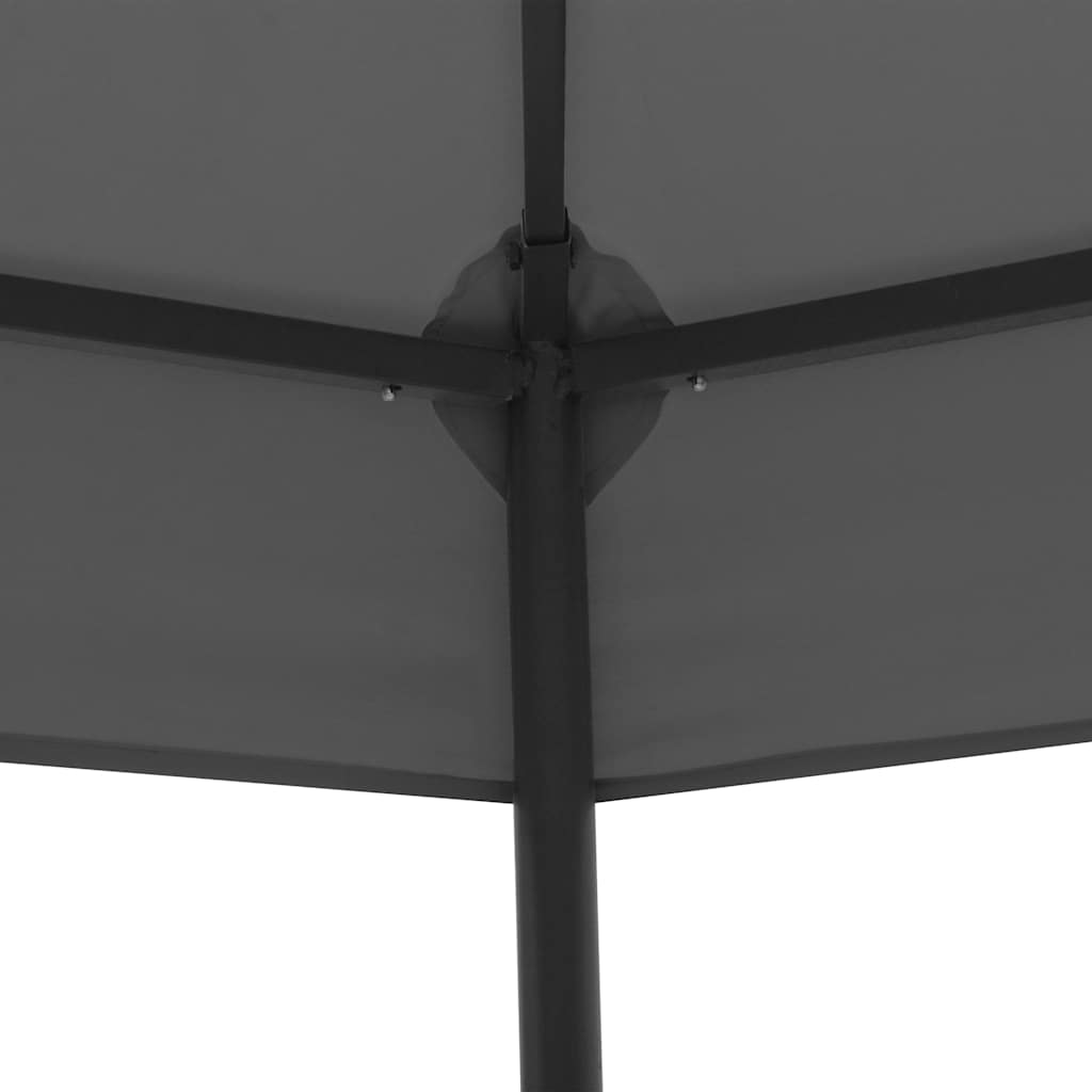 vidaXL Garden Gazebo | Anthracite | Powder-coated steel | Large 3
