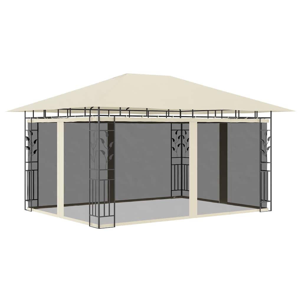vidaXL Gazebo with Mosquito Net 180 g/m²