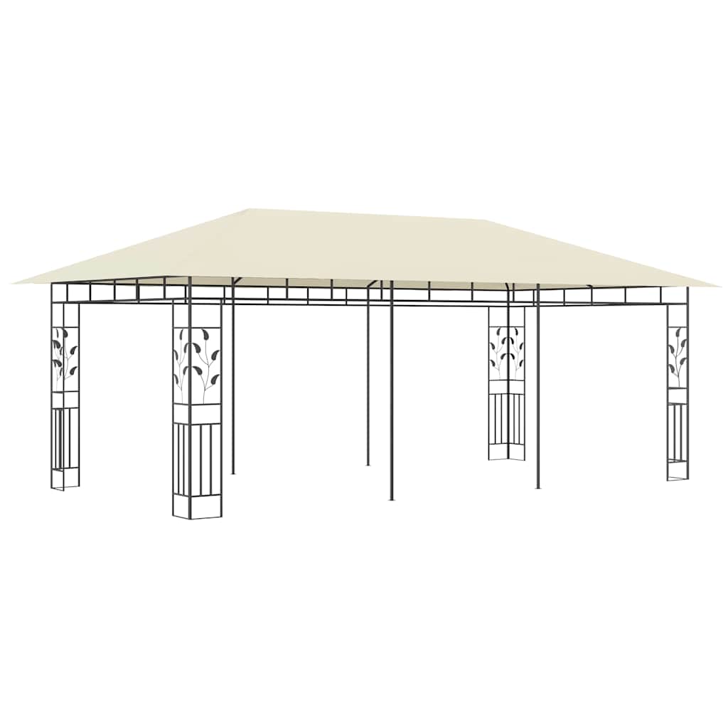 vidaXL Gazebo with Mosquito Net 6x3x2.73 m Cream 2