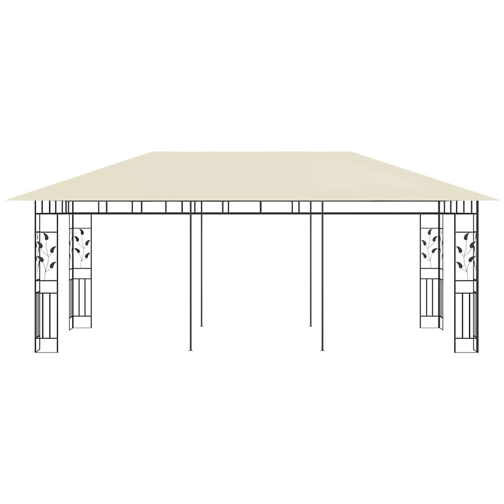 vidaXL Gazebo with Mosquito Net 6x3x2.73 m Cream 3