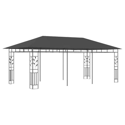 vidaXL Gazebo with Mosquito Net 6x3x2.73 m Anthracite 2
