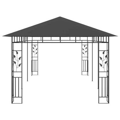 vidaXL Gazebo with Mosquito Net 6x3x2.73 m Anthracite 4