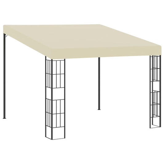vidaXL Wall-mounted Gazebo 3x3 m Cream Fabric 1