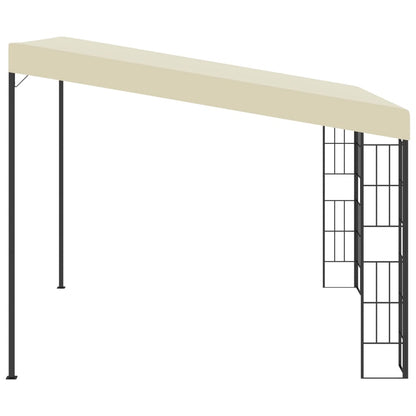 vidaXL Wall-mounted Gazebo 3x3 m Cream Fabric 3