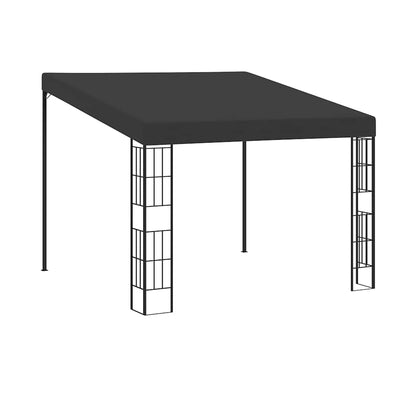 vidaXL Wall-mounted Gazebo | Anthracite | Polyester, Steel | 3x3 Meters 1
