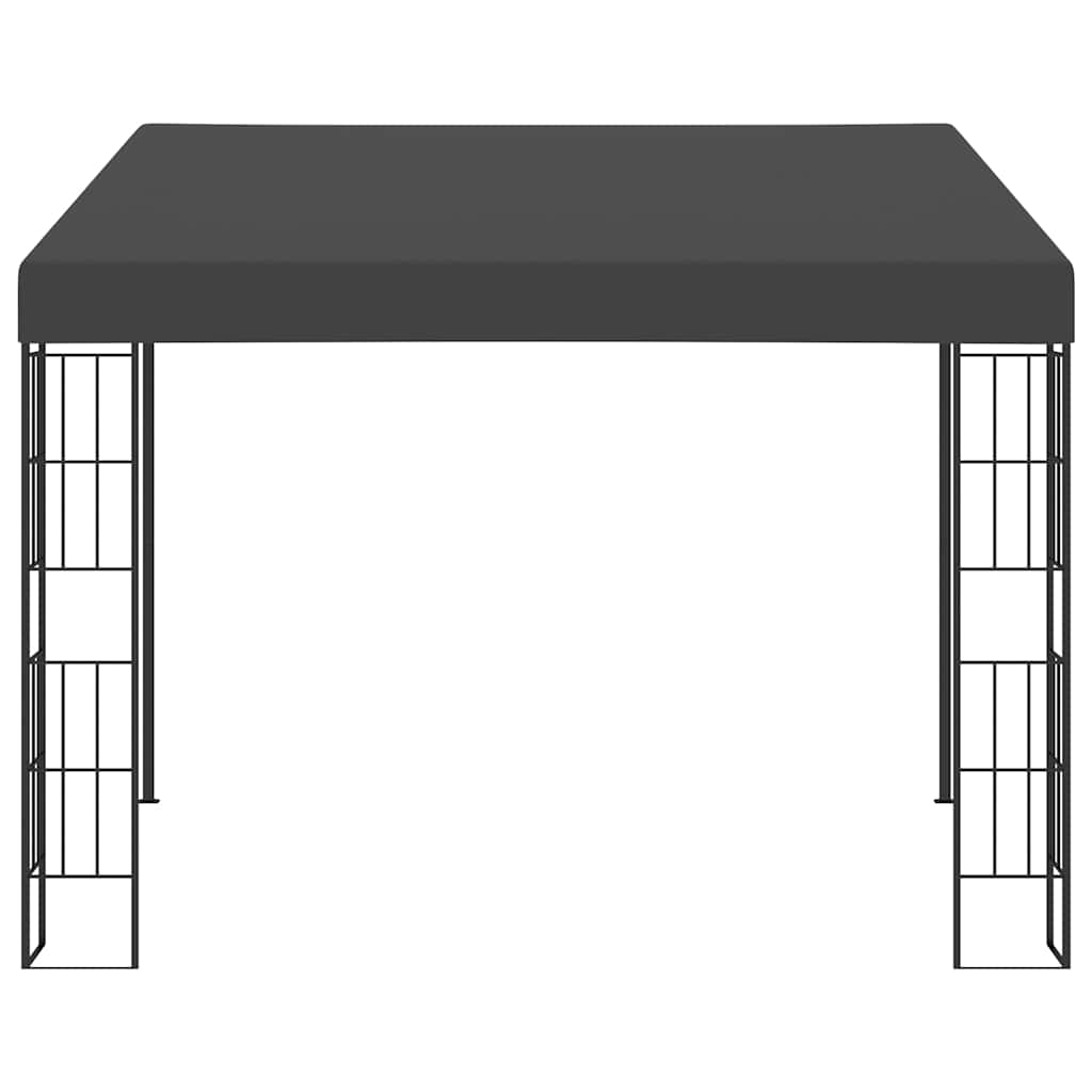 vidaXL Wall-mounted Gazebo | Anthracite | Polyester, Steel | 3x3 Meters 2
