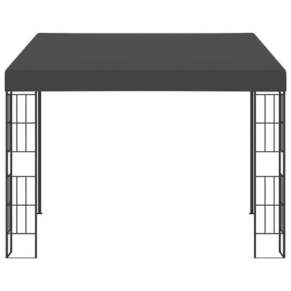 vidaXL Wall-mounted Gazebo | Anthracite | Polyester, Steel | 3x3 Meters 2