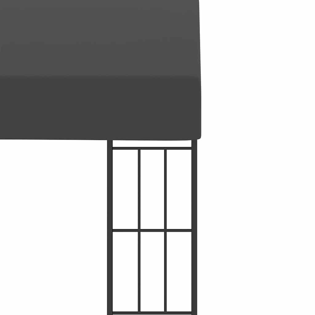 vidaXL Wall-mounted Gazebo | Anthracite | Polyester, Steel | 3x3 Meters 5