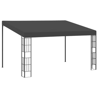 47991 vidaXL Wall-mounted Gazebo 3x4 m Anthracite Fabric 1