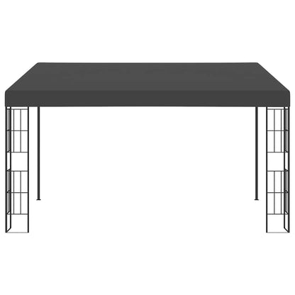 47991 vidaXL Wall-mounted Gazebo 3x4 m Anthracite Fabric 2