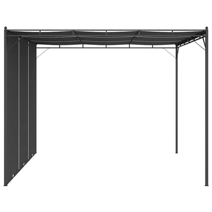 vidaXL Garden Gazebo with Side Curtain 3x3x2.25 m Anthracite 3