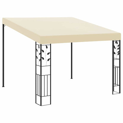 vidaXL Wall-mounted Gazebo 3x3x2.5 m Cream 1
