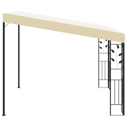 vidaXL Wall-mounted Gazebo 3x3x2.5 m Cream 4