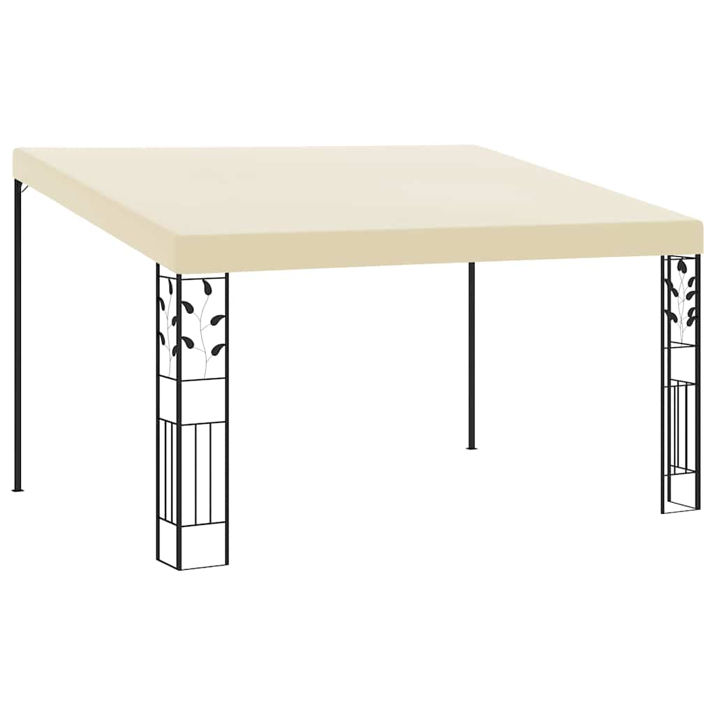 47998 vidaXL Wall-mounted Gazebo 4x3x2,5 m Cream 1