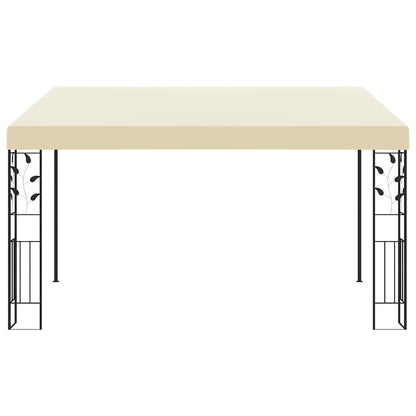 47998 vidaXL Wall-mounted Gazebo 4x3x2,5 m Cream 2