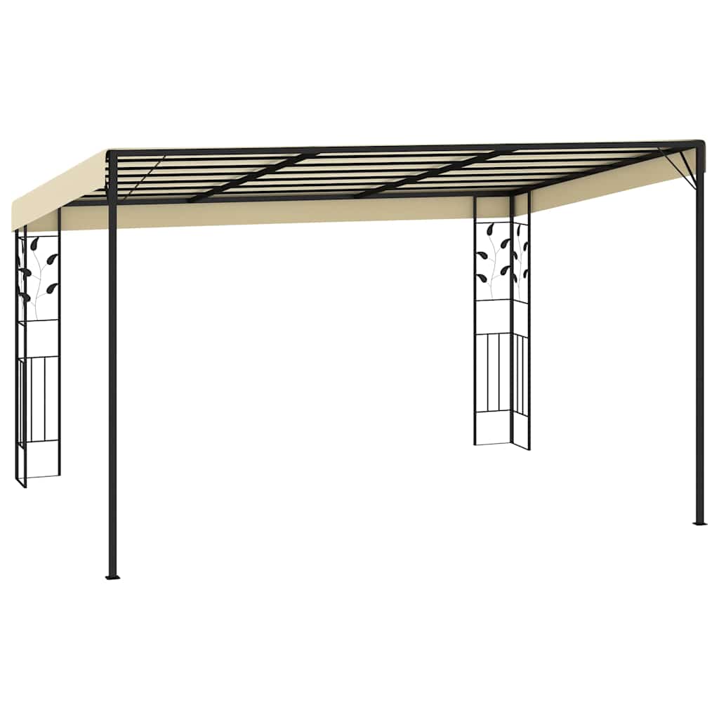 47998 vidaXL Wall-mounted Gazebo 4x3x2,5 m Cream 3