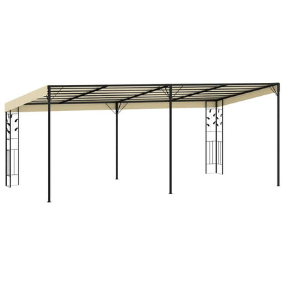 47999 vidaXL Wall-mounted Gazebo 6x3x2,5 m Cream 4