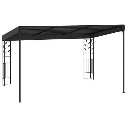 48001 vidaXL Wall-mounted Gazebo 4x3x2,5 m Anthracite 3