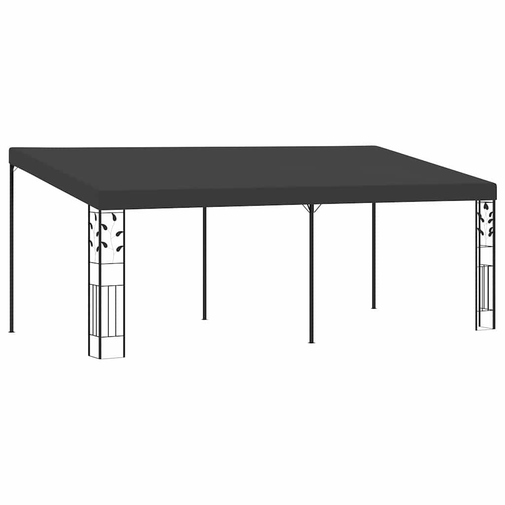 vidaXL Wall-mounted Gazebo 6x3x2,5 m Anthracite 1