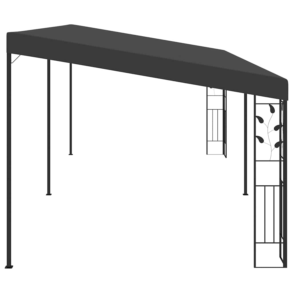 vidaXL Wall-mounted Gazebo 6x3x2,5 m Anthracite 4