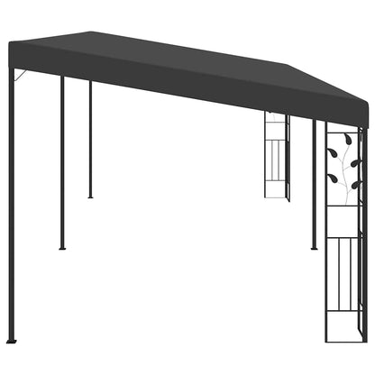 vidaXL Wall-mounted Gazebo 6x3x2,5 m Anthracite 4