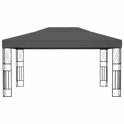 vidaXL Gazebo 3x4 m Anthracite Fabric 2