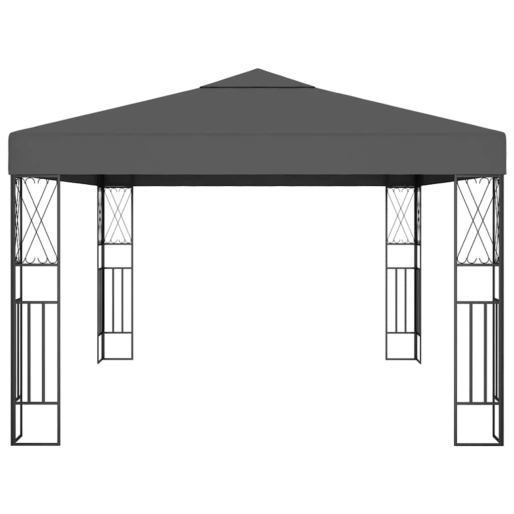 vidaXL Gazebo 3x4 m Anthracite Fabric 3
