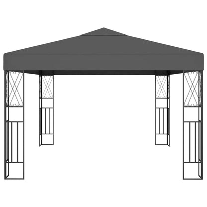 vidaXL Gazebo 3x4 m Anthracite Fabric 3