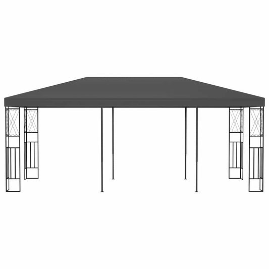 vidaXL Gazebo 3x6 m Anthracite Fabric 2