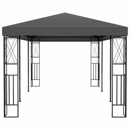 vidaXL Gazebo 3x6 m Anthracite Fabric 3