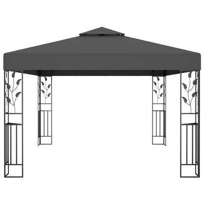 Gazebo with Double Roof 3x4m Anthracite