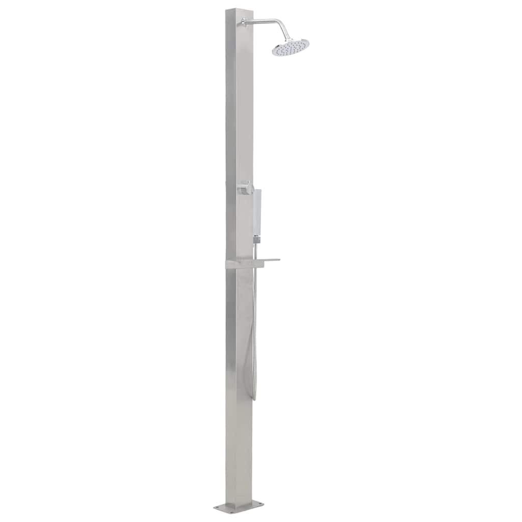 vidaXL Shower Panel | Silver | 201 stainless steel 2