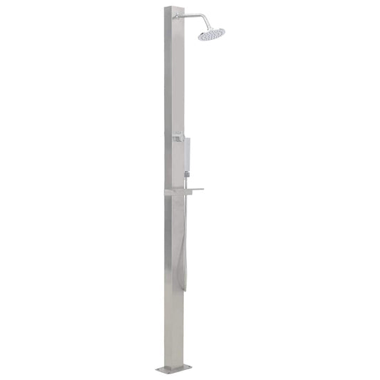 vidaXL Shower Panel | Silver | 201 stainless steel 2